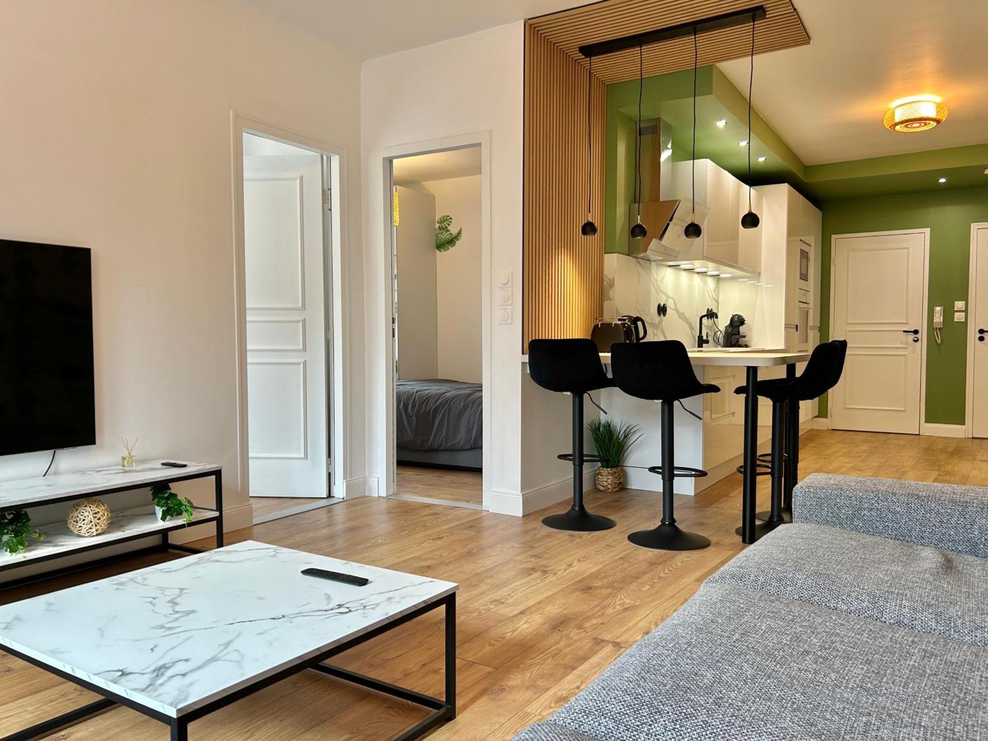 Le Chardon- Appartement 2Chambres- Avec Stationnement Nancy Buitenkant foto